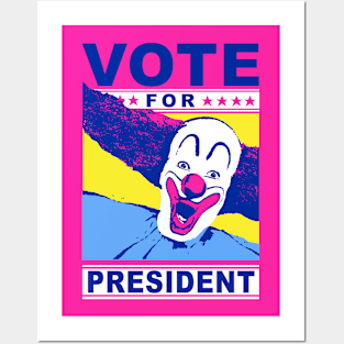 vote clown Posters and Art